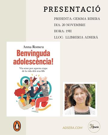 PRESENTACIÓ: Benvinguda adolescència d'Anna Romeu | 