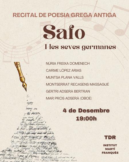 Recital de poesia femenina grega  | 