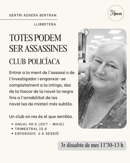 TODAS PODEMOS SER ASESINAS. CLUB POLICIACA | 