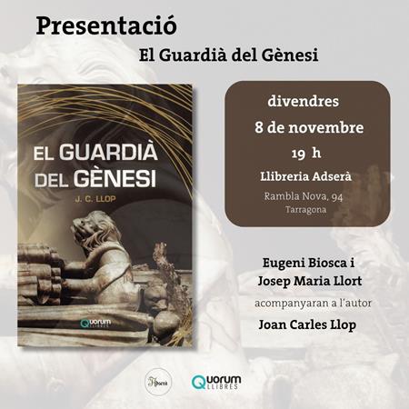 PRESENTACIÓ: El guardià del gènesi de Joan Carles Llop | 