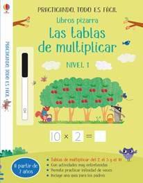 LIBROS PIZARRA  LAS TABLAS DE MULTIPLICAR 1 | 9781474967174