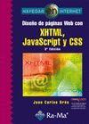 DISEÑO DE PAGINAS WEB CON XHTML, JAVASCRIPT Y CSS | 9788499640389 | OROS CABELLO,JUAN CARLOS