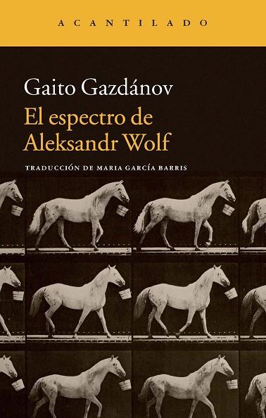 ESPECTRO DE ALEKSANDR WOLF | 9788416011414 | GAZDANOV,GAITO