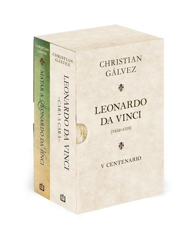 ESTUCHE LEONARDO DA VINCI (1452-1519) V CENTENRAIO (MATAR A LEONARDO DA VINCI. LEONARDO DA VINCI CARA A CARA) | 9788466348232 | CHRISTIAN GÁLVEZ