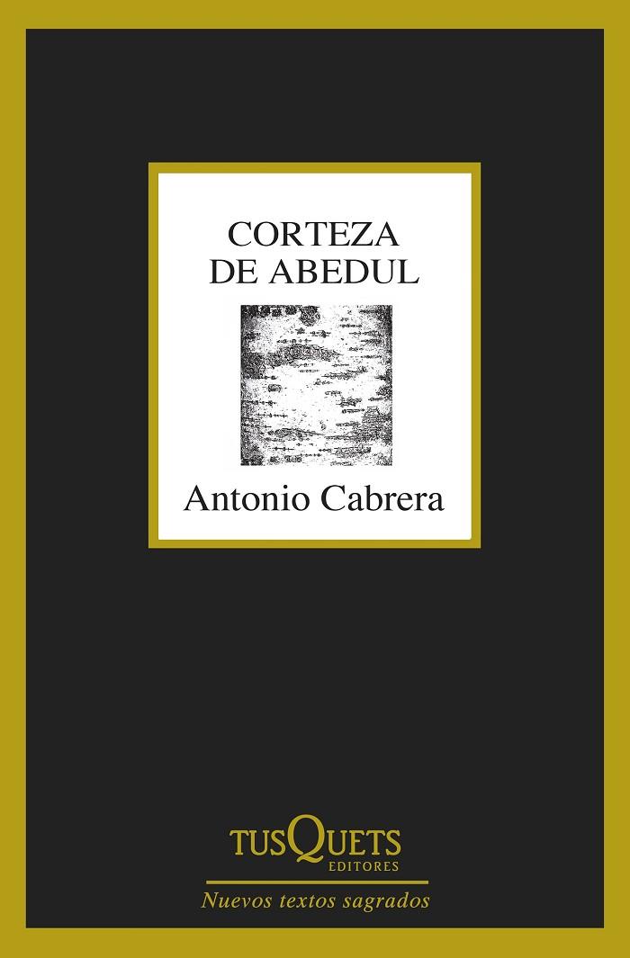 CORTEZA DE ABEDUL | 9788490662892 | CABRERA,ANTONIO