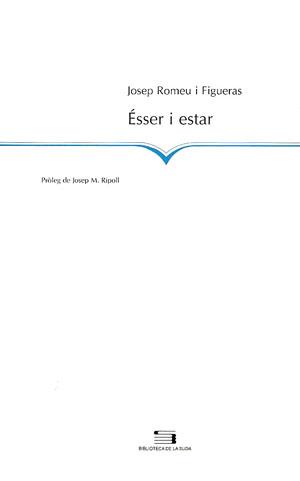 ESSER I ESTAR | 9788479357412 | ROMEU I FIGUERAS,JOSEP