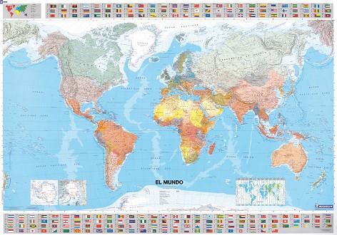 MAPA DEL MUNDO PLASTIFICADO | 9782061009888 | VARIOS AUTORES