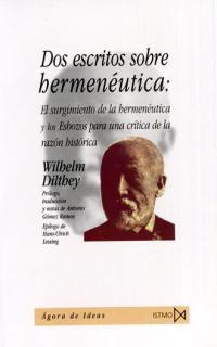 DOS ESCRITOS SOBRE HERMENEUTICA | 9788470903618 | DILTHEY,WILHELM