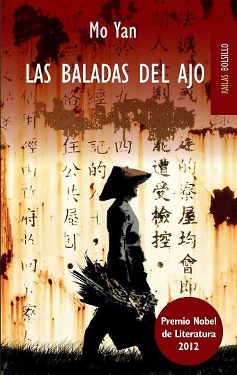 BALADAS DEL AJO | 9788494139116 | YAN,MO (PREMI NOBEL DE LITERATURA 2012)