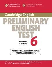 PRELIMINARY ENGLISH TEST 6 | 9780521123167 | CAMBRIDGE ESOL