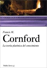 TEORIA PLATONICA DEL CONOCIMIENTO | 9788449319907 | CORNFORD F.M.