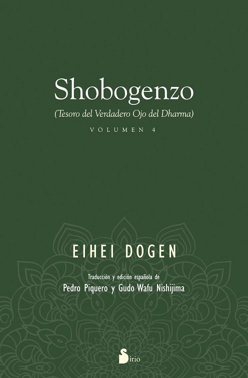 SHOBOGENZO. TESORO DEL VERDADERO OJO DEL DHARMA. VOL.4 | 9788416579358 | DOGEN,EIHEI