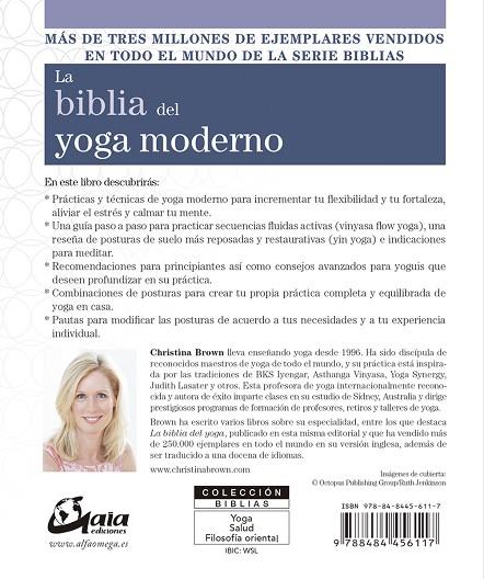 BIBLIA DEL YOGA MODERNO | 9788484456117 | BROWN,CHRISTINA