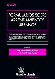 FORMULARIOS SOBRE ARRENDAMIENTOS URBANOS | 9788498768343 | MORA ALARCON,JOSE ANTONIO ROJO ARNAU,JOSE VICENTE