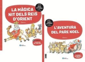 LA MAGICA NIT DELS REIS D,ORIENT / L,AVENTURA DEL PARE NOEL (LLETRA DE PAL I IMPREMTA) | 9788419028990 | PILARÍN BAYÉS