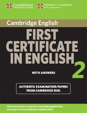 CAMBRIDGE FIRST CERTIFICATE IN ENGLISH 2 WITH ANSWERS | 9780521714549 | CAMBRIDGE ESOL