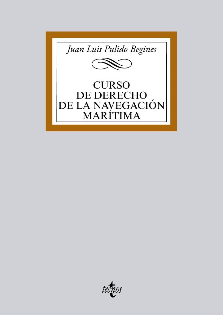 CURSO DE DERECHO DE LA NAVEGACION MARITIMA | 9788430965984 | PULIDO BEGINES,JUAN LUIS