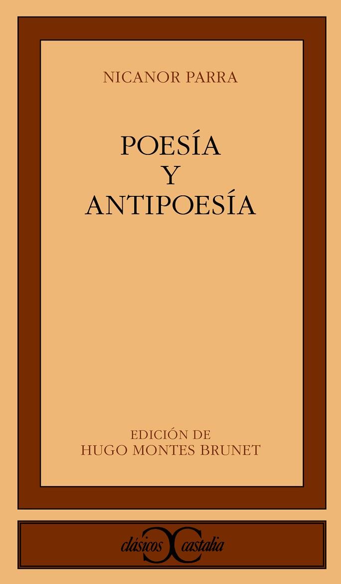 POESIA Y ANTIPOESIA | 9788470396908 | PARRA,NICANOR