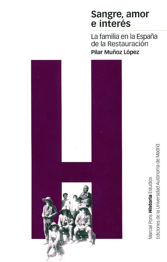SANGRE AMOR E INTERES FAMILIA EN LA ESPAÑA DE LA RESTAURACION | 9788495379276 | MUÑOZ LOPEZ,PILAR