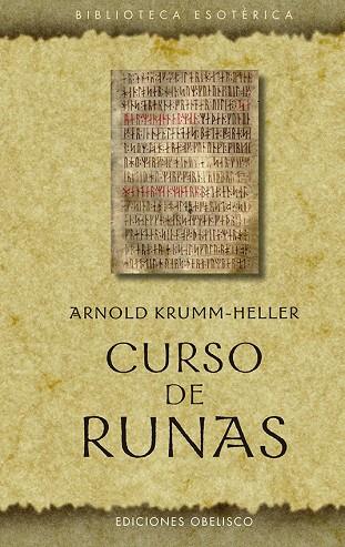 CURSO DE RUNAS | 9788491117698 | KRUMM-HELLER, ARNOLD