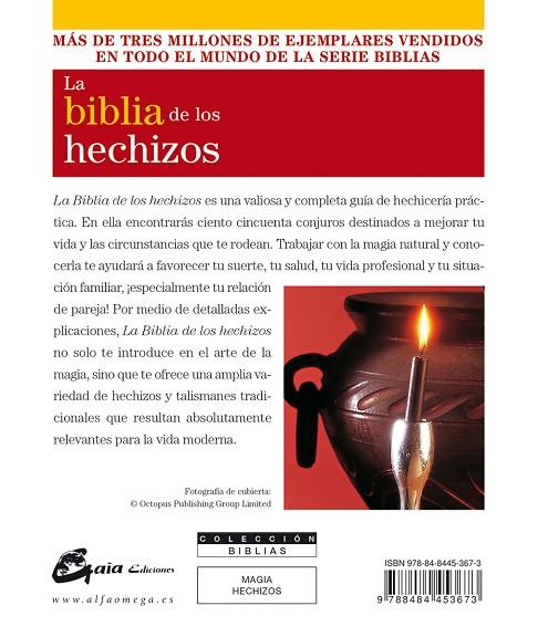 BIBLIA DE LOS HECHIZOS | 9788484453673 | GALLAGHER,ANN-MARIE