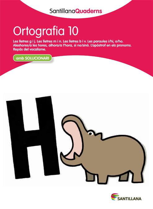 ORTOGRAFIA 10 AMB SOLUCIONARI | 9788468013756 | VARIOS AUTORES