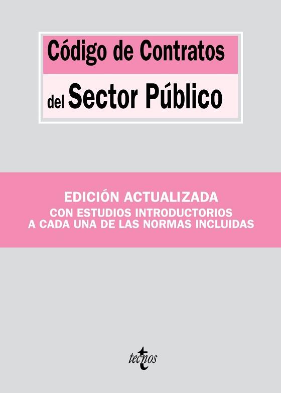 CODIGO DE CONTRATOS DEL SECTOR PUBLICO | 9788430960828