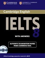 IELTS 8 WITH ANSWERS EXAMINATION PAPERS | 9780521173803 | CAMBRIDGE ESOL