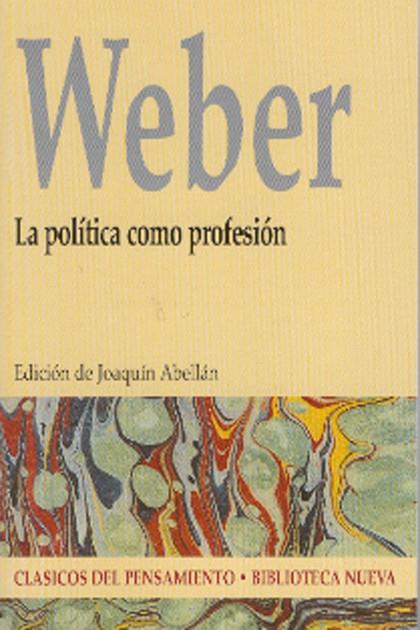 POLITICA COMO PROFESION | 9788497426558 | WEBER,MAX