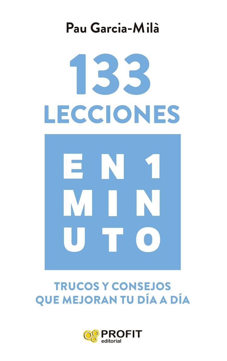 133 LECCIONES EN 1 MINUTO | 9788419212740 | GARCIA-MILÀ, PAU