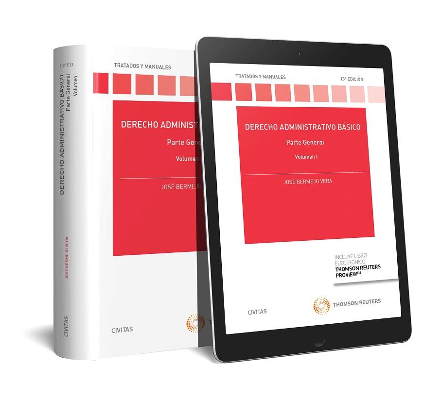 DERECHO ADMINISTRATIVO BÁSICO VOLUMEN 1 (PAPEL + E-BOOK) PARTE GENERAL | 9788491979845 | BERMEJO VERA, JOSÉ