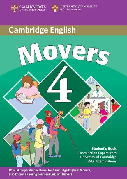 MOVERS 4 CAMBRIDGE YOUNG LEARNERS ENGLISH TESTS,STUDENT,S BOOK | 9780521694018