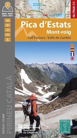 PICA D'ESTATS. MONT-ROIG (2 MAPES) 1:25.000 VALL FERRERA/VALLS DE CARDOS | 9788470111266