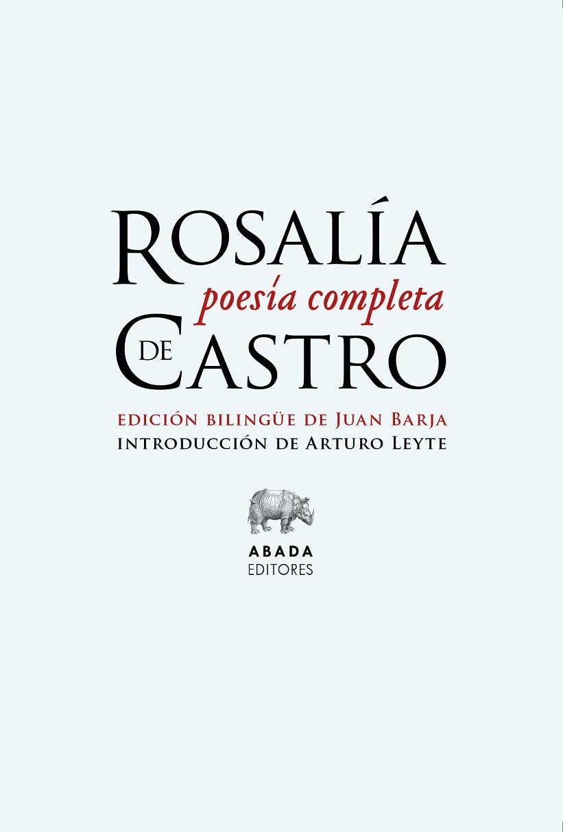 POESÍA COMPLETA | 9788419008893 | DE CASTRO, ROSALÍA