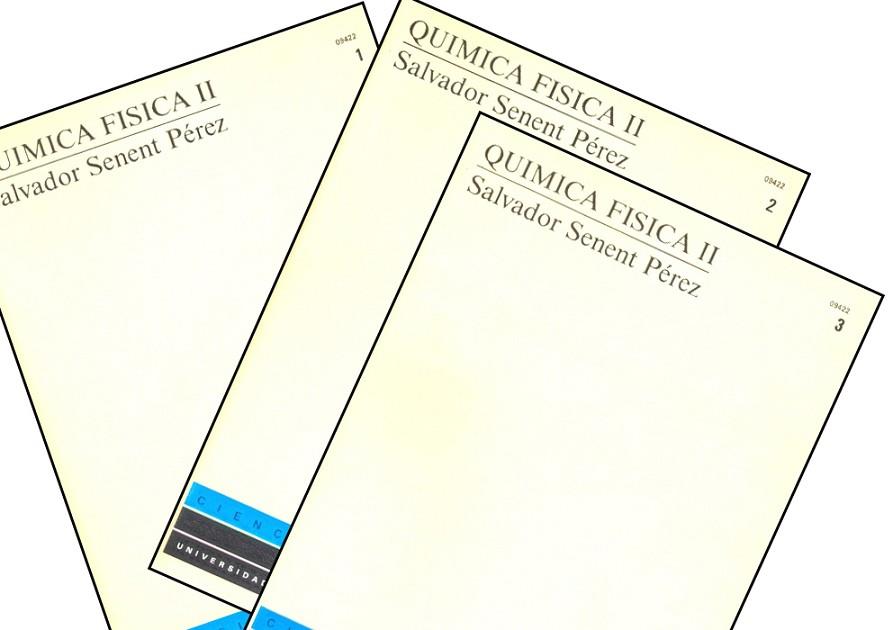 QUIMICA FISICA 2. CINETICA QUIMICA (3 VOLS) | 9788436222111 | SENENT PEREZ,SALVADOR