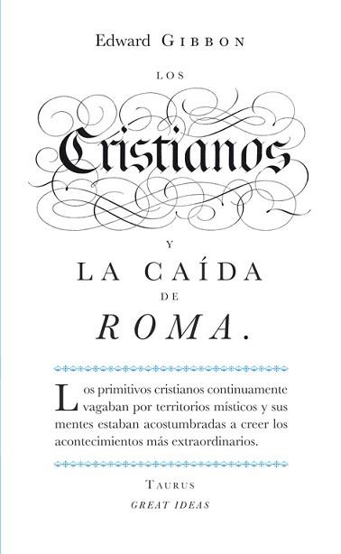 CRISTIANOS Y LA CAIDA DE ROMA | 9788430601141 | GIBBON,EDWARD