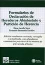 FORMULARIOS DE DECLARACION DE HEREDEROS ABINTESTATO Y PARTICION DE HERENCIA | 9788484567929 | LACALLE SERER,ELENA SANMARTIN ESCRICHE,FERNANDO