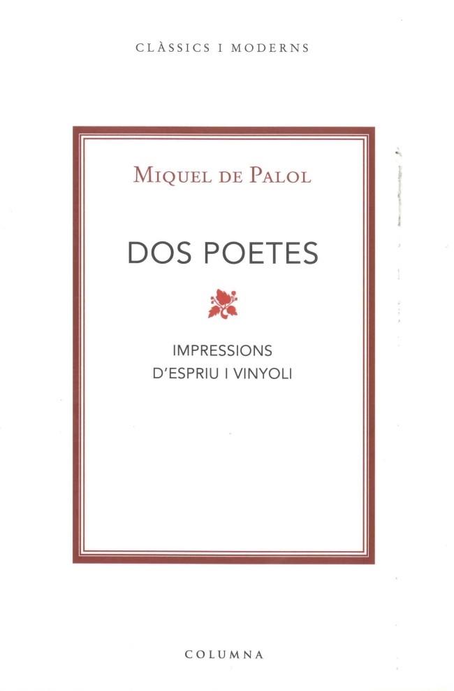 DOS POETES | 9788466407571 | PALOL,MIQUEL DE