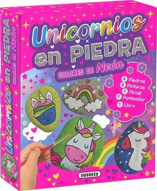 UNICORNIOS EN PIEDRA (4 PIEDRAS + PINTURAS) | 9788411961585 | SUSAETA EDICIONES