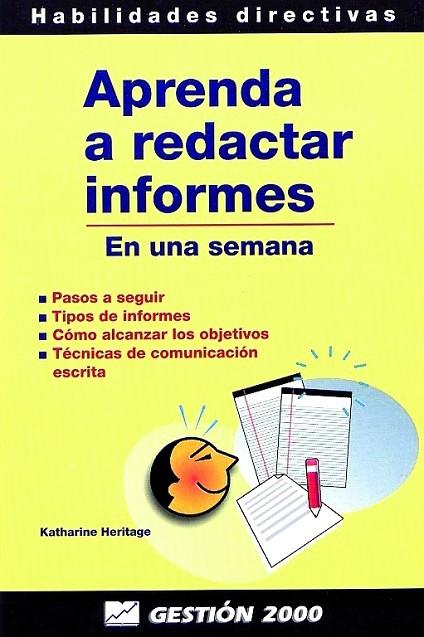 APRENDA A REDACTAR INFORMES EN UNA SEMANA | 9788480886581 | HERITAGE,KATHARINE