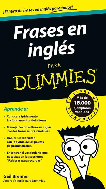 FRASES EN INGLES PARA DUMMIES | 9788432920721 | BRENNER,GAIL