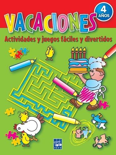 VACACIONES 4 AÑOS. ACTIVIDADES Y JUEGOS FACILES | 9788408079095 | YOYO