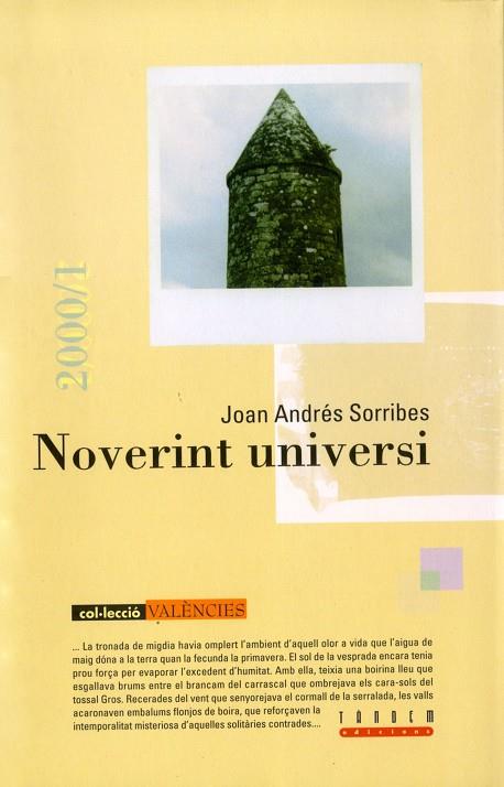 NOVERINT UNIVERSI. (PREMI ULISSES DE NARRATIVA 1999) | 9788481313000 | ANDRES SORRIBES,JOAN