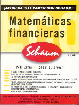 MATEMATICAS FINANCIERAS | 9789701054987 | ZIMA,PETR BROWN,ROBERT L.