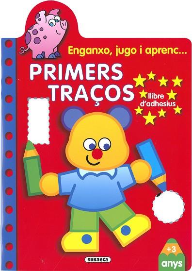 PRIMERS TRAÇOS LLIBRE D,ADHESIUS +3 ANYS | 9788467788846 | BUSQUETS, JORDI