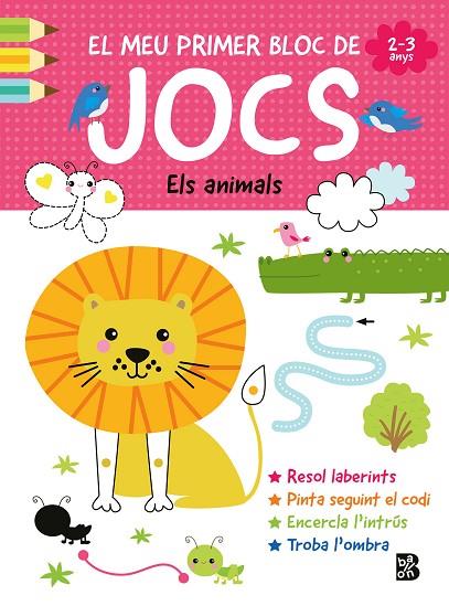 ANIMALS. EL MEU PRIMER BLOC DE JOCS 2-3 ANYS | 9789403237633