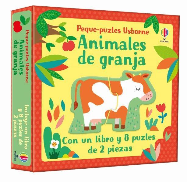 ANIMALES DE GRANJA. CON UNLIBRO Y 8 PUZLES DE 2 PIEZAS | 9781474993555 | OLDHAM,MATTHEW