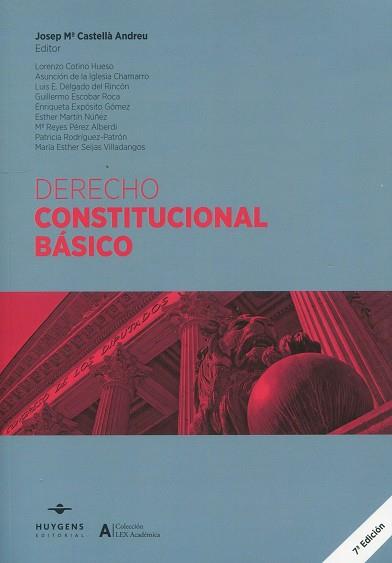 DERECHO CONSTITUCIONAL BASICO 2023 | 9788417580438 | CASTELLA ANDREU, JOSEP MARIA