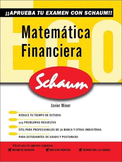 MATEMATICA FINANCIERA | 9788448198299 | MINER,JAVIER