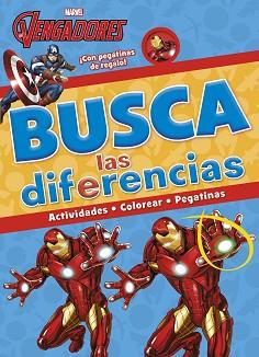 LOS VENGADORES. BUSCA LAS DIFERENCIAS+PEGATINAS Y COLOREAR | 9788416914036 | MARVEL